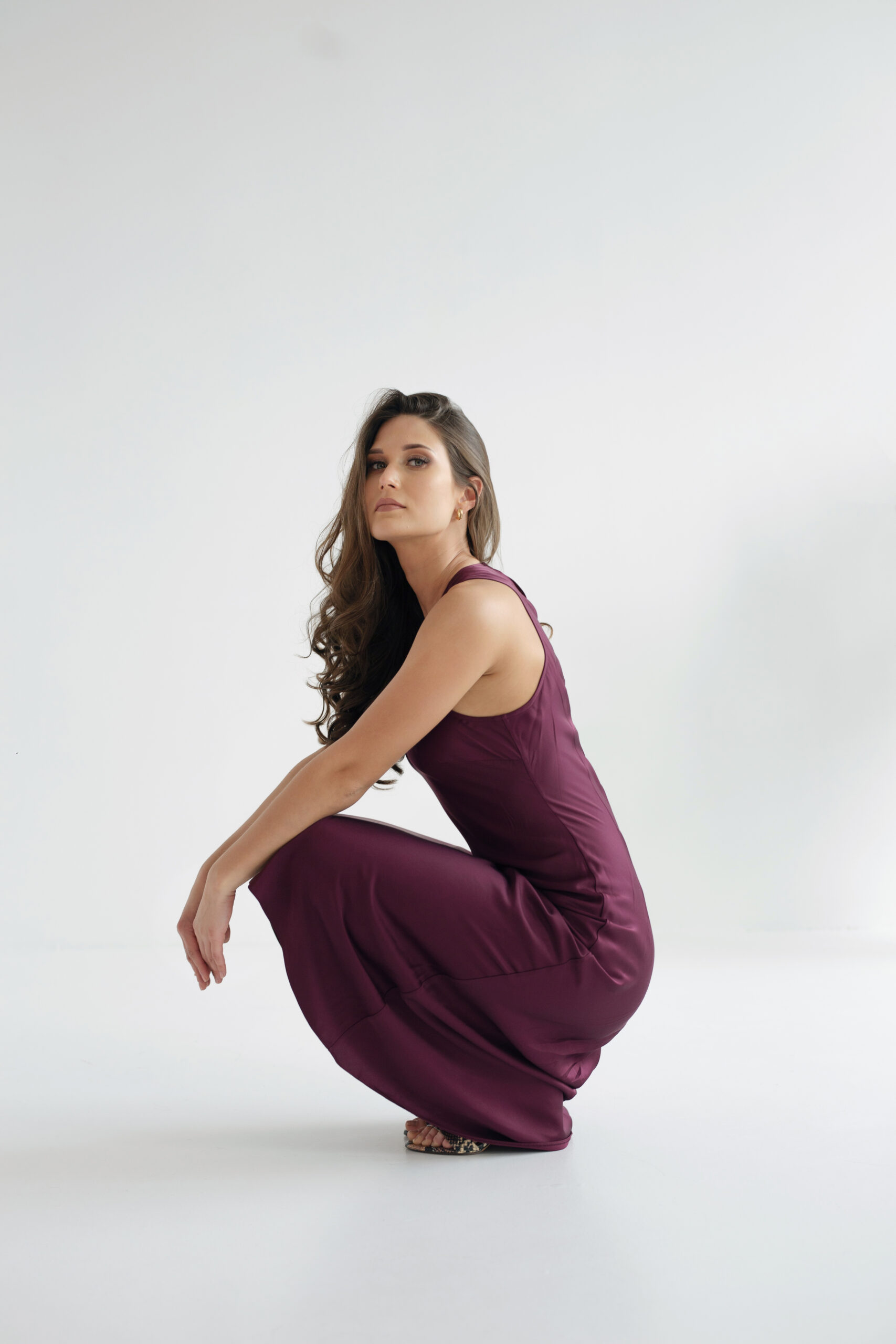 Sukienka Muse (bordo) - obrazek 3