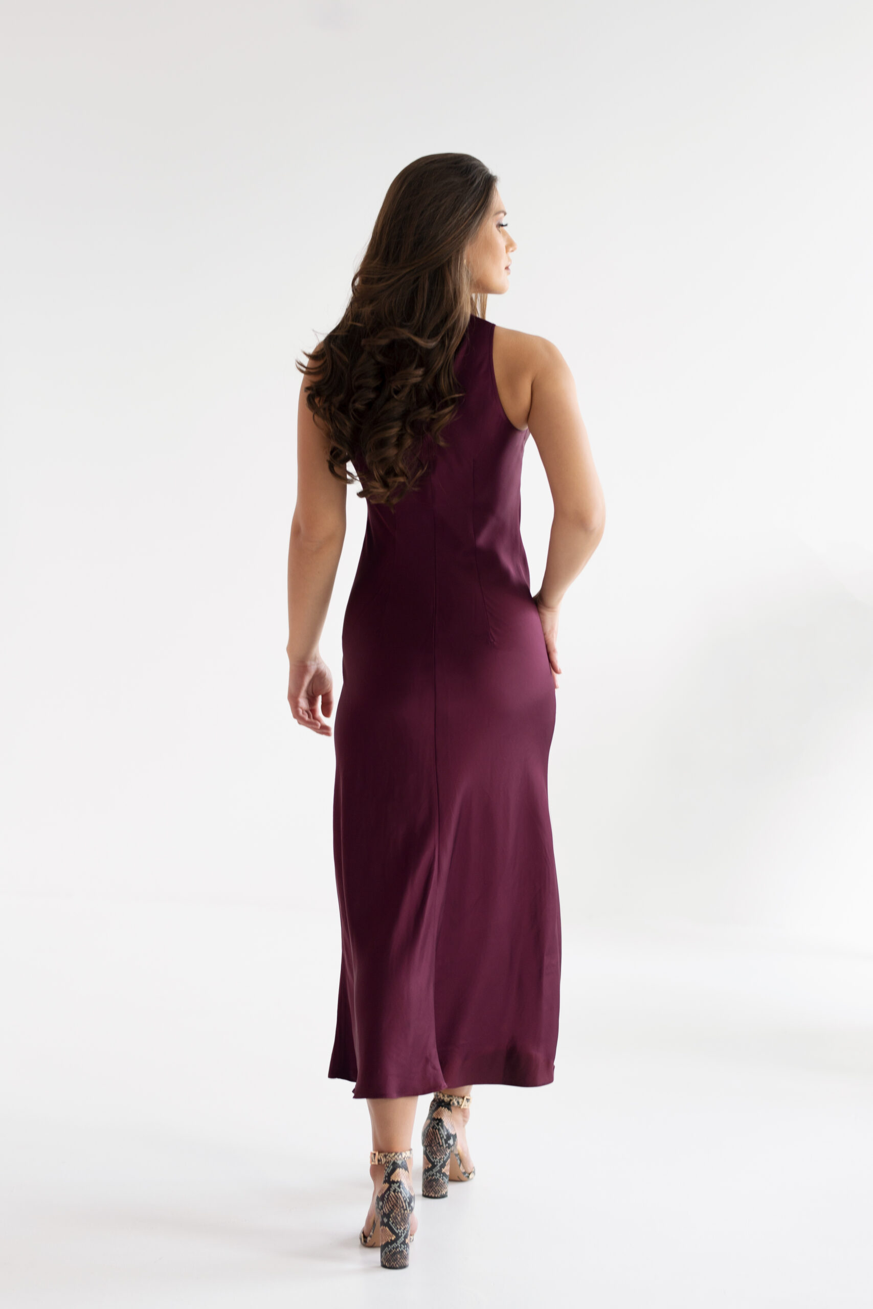 Sukienka Muse (bordo) - obrazek 2